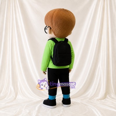 Écolier Costume de mascotte intégral pour adultes Événements scolaires