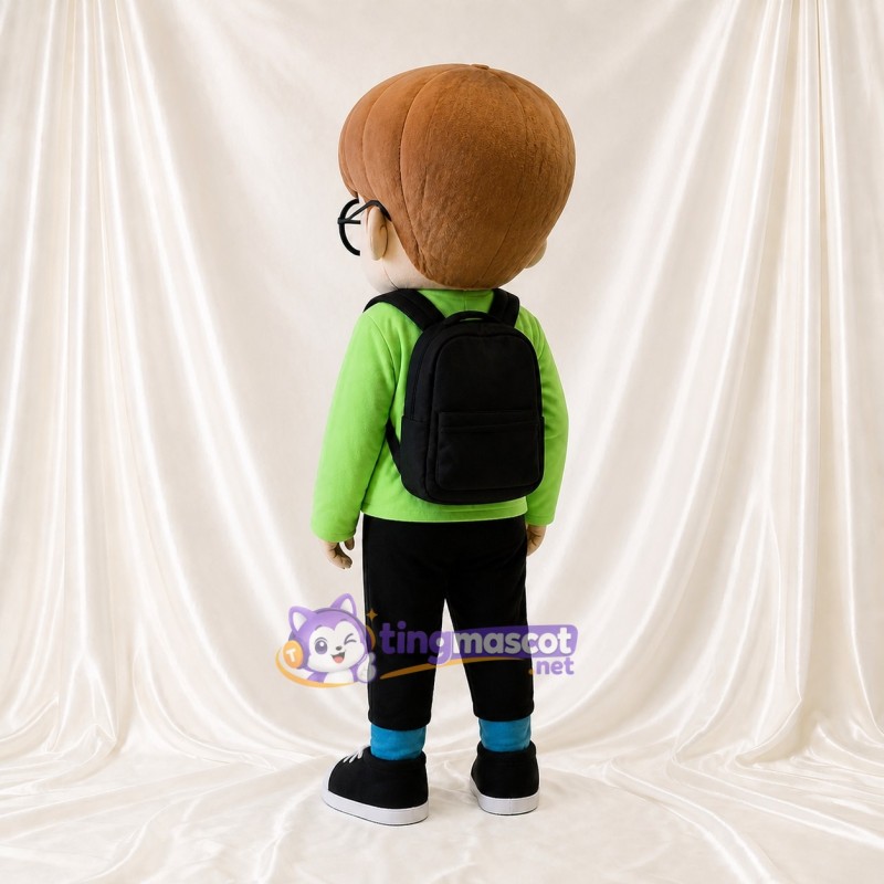 Écolier Costume de mascotte intégral pour adultes Événements scolaires