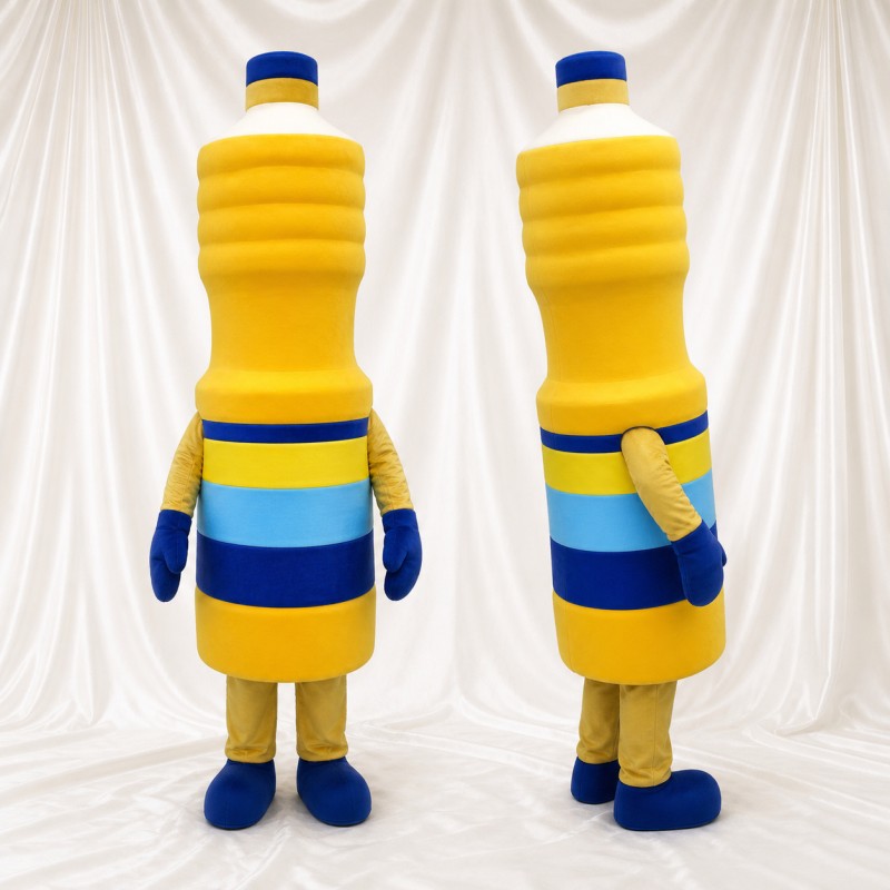 Cleaning Product Bottle Mascot Costume Full Body for Adults Promotions