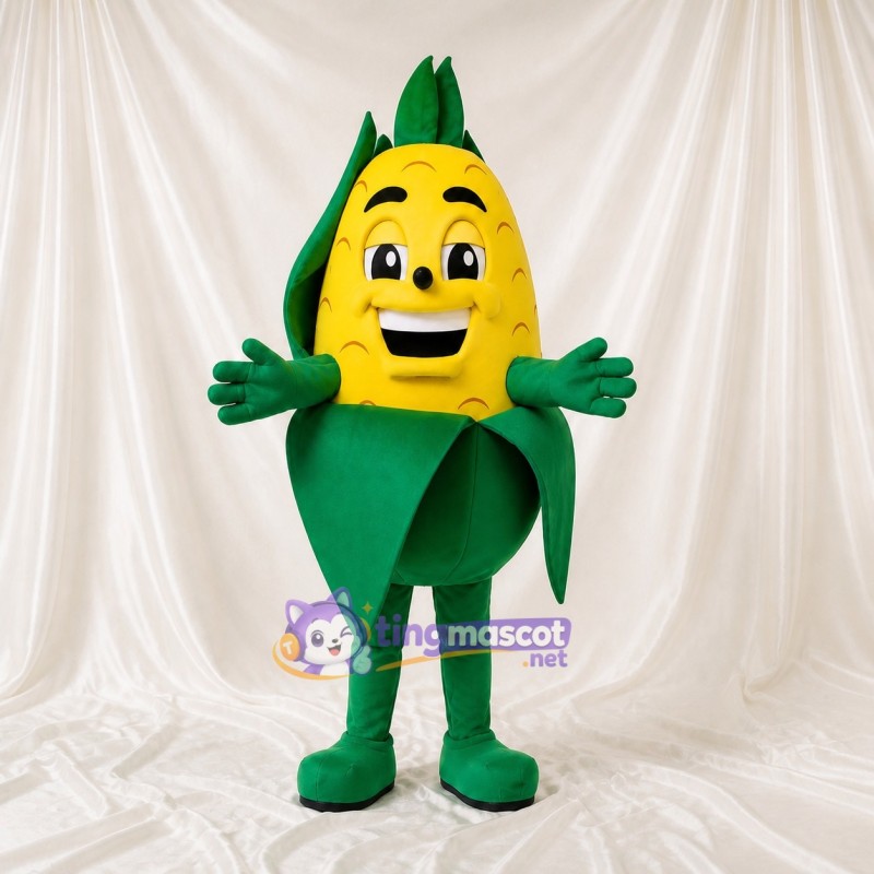 Corn Mascot Costume Full Body for Adults Food Events