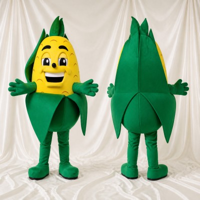 Corn Mascot Costume Full Body for Adults Food Events