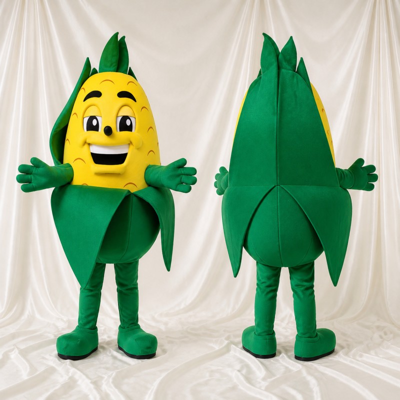 Corn Mascot Costume Full Body for Adults Food Events