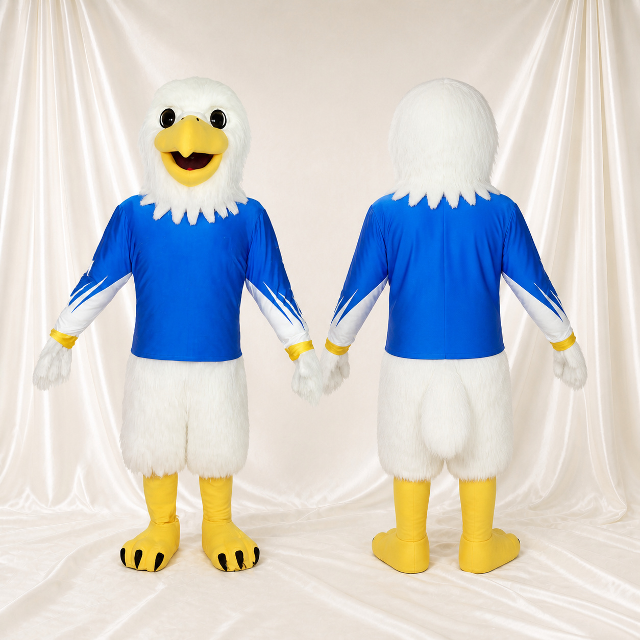 Aigle chauve blanc Costume de mascotte intégral pour adultes Événements sportifs Aigle chauve blanc Costume de mascotte intégral pour adultes Événements sportifs