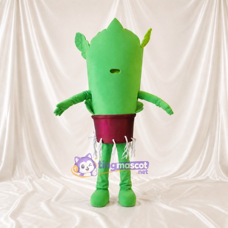 Potted Plant Mascot Costume Full Body for Adults School Events