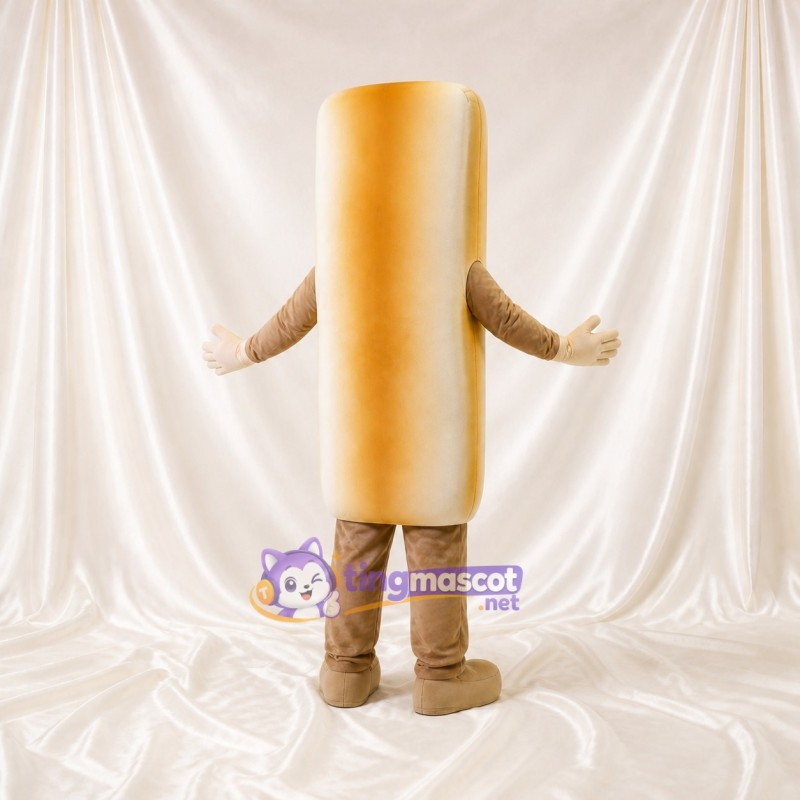 Bread Loaf Mascot Costume Full Body for Adults Food Events