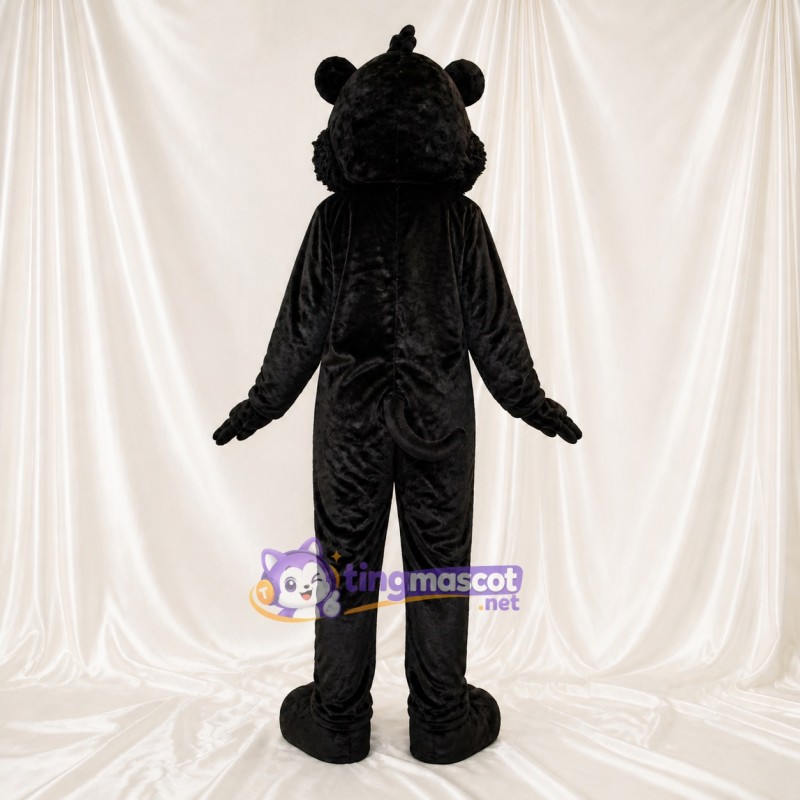 White Belly Panther Mascot Costume Full Body for Adults Sports Events