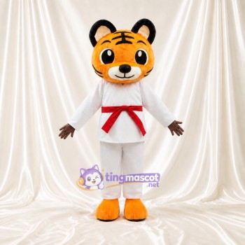 Tigre Artiste Martial Costume de mascotte intégral pour adultes Arts Martiaux