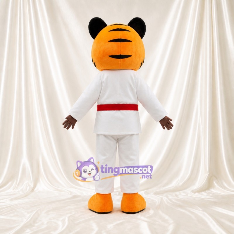 Tigre Artiste Martial Costume de mascotte intégral pour adultes Arts Martiaux