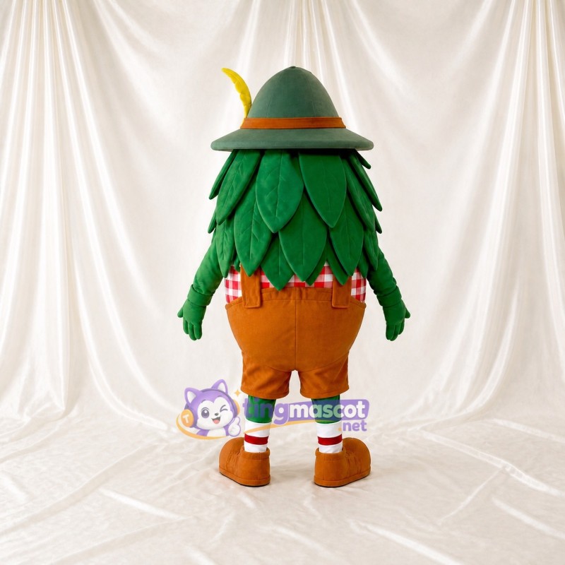 Leafy Alpine Character Mascot Costume Full Body for Adults Stage Events