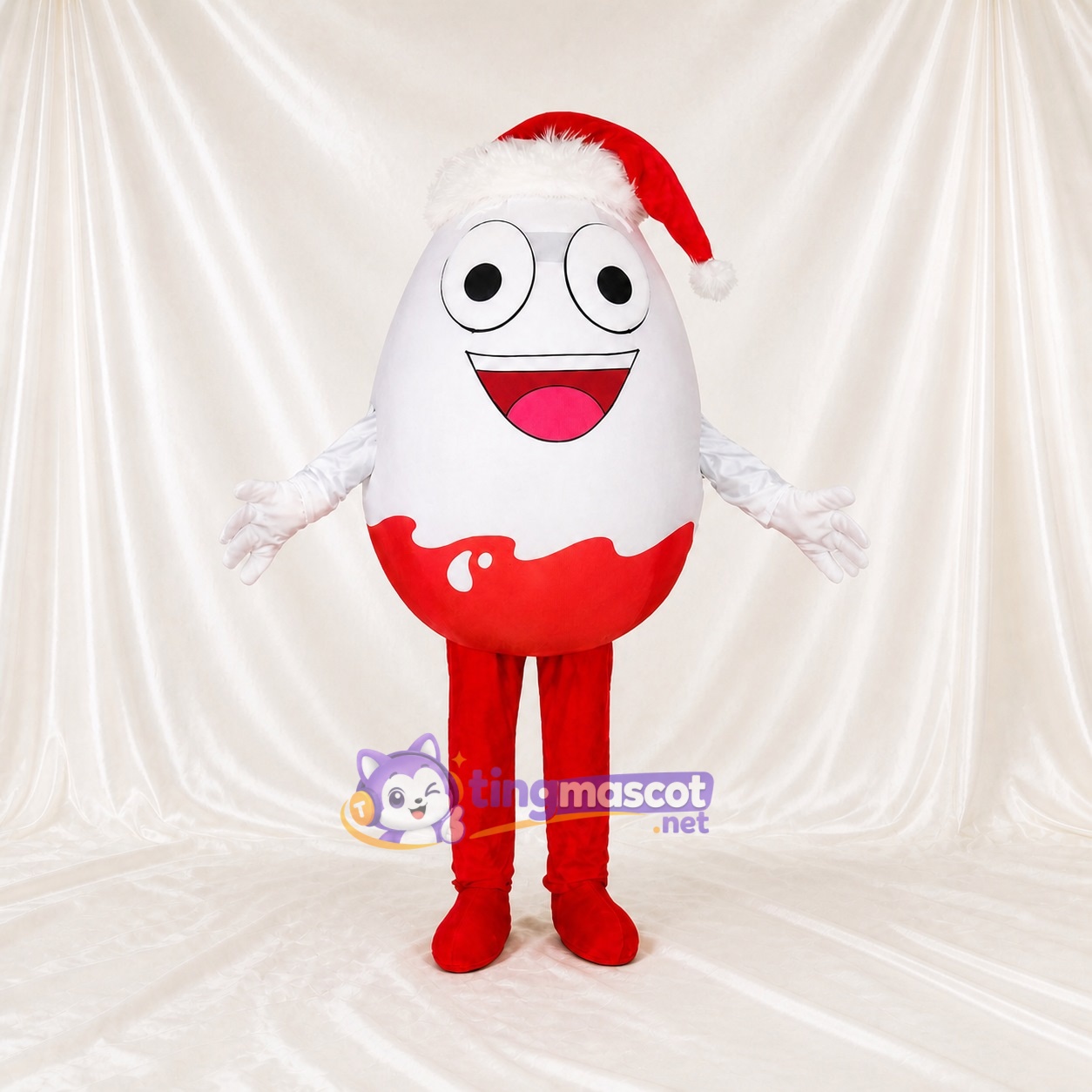 Ei Figur Maskottchenkostüm Ganzkörper für Erwachsene Weihnachten Ei Figur Maskottchenkostüm Ganzkörper für Erwachsene Weihnachten