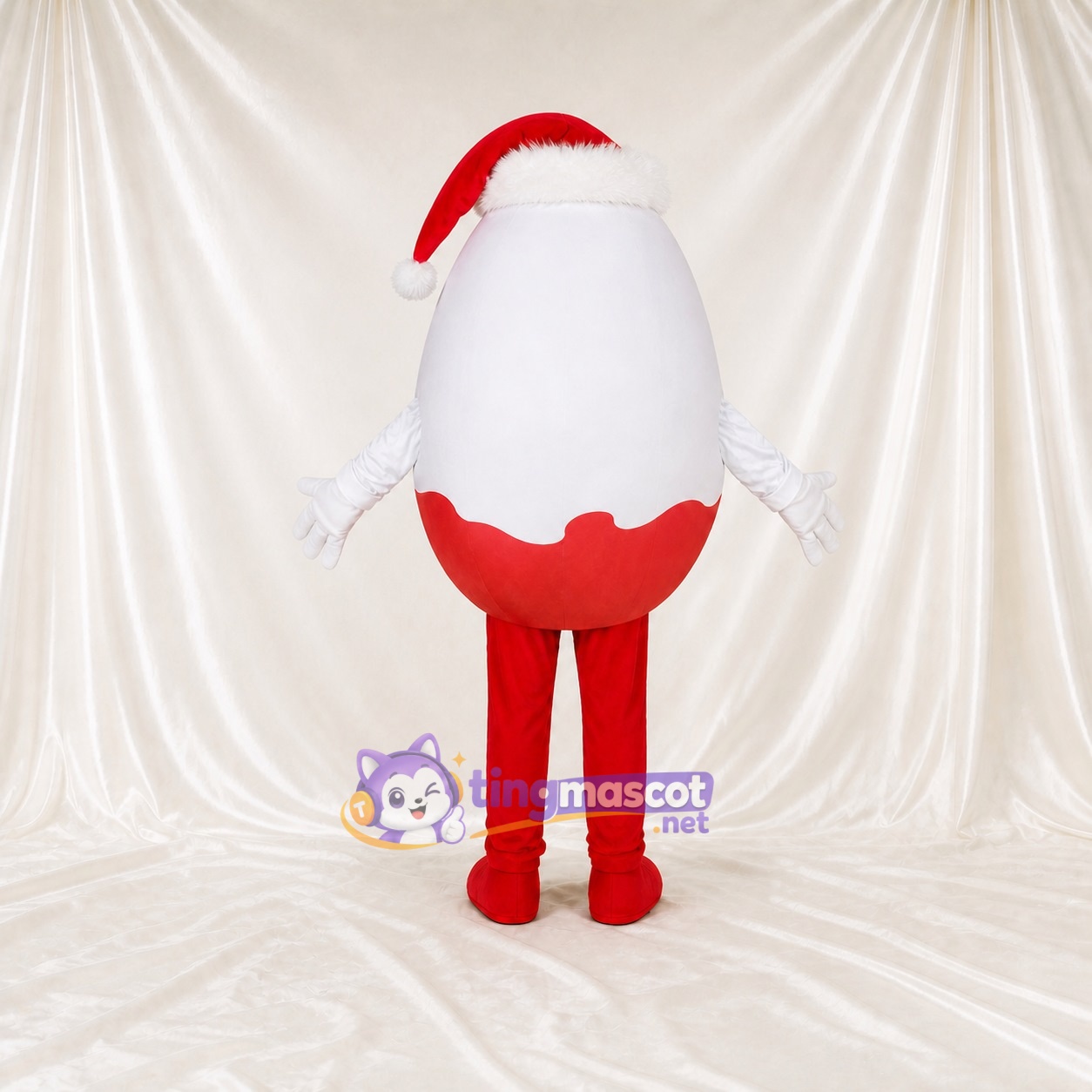 Ei Figur Maskottchenkostüm Ganzkörper für Erwachsene Weihnachten Ei Figur Maskottchenkostüm Ganzkörper für Erwachsene Weihnachten