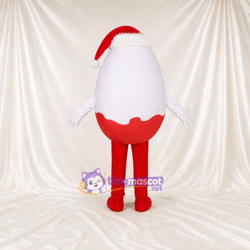 Ei Figur Maskottchenkostüm Ganzkörper für Erwachsene Weihnachten