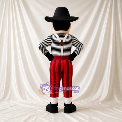 Historical Gentleman Mascot Costume Full Body for Adults Stage Events