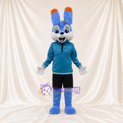 Lapin athlète Costume de mascotte intégral pour adultes Événements sportifs