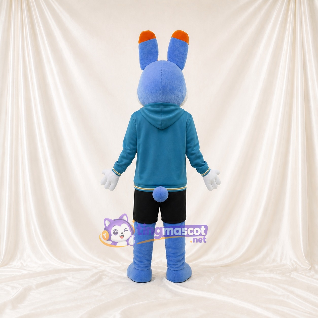 Rabbit Athlete Mascot Costume Full Body for Adults Sports Events Rabbit Athlete Mascot Costume Full Body for Adults Sports Events