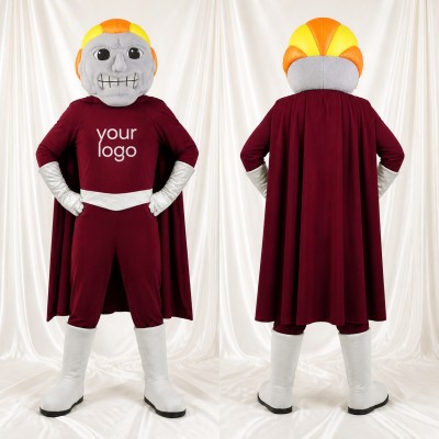 Superhero Character Mascot Costume Full Body for Adults Charity Events