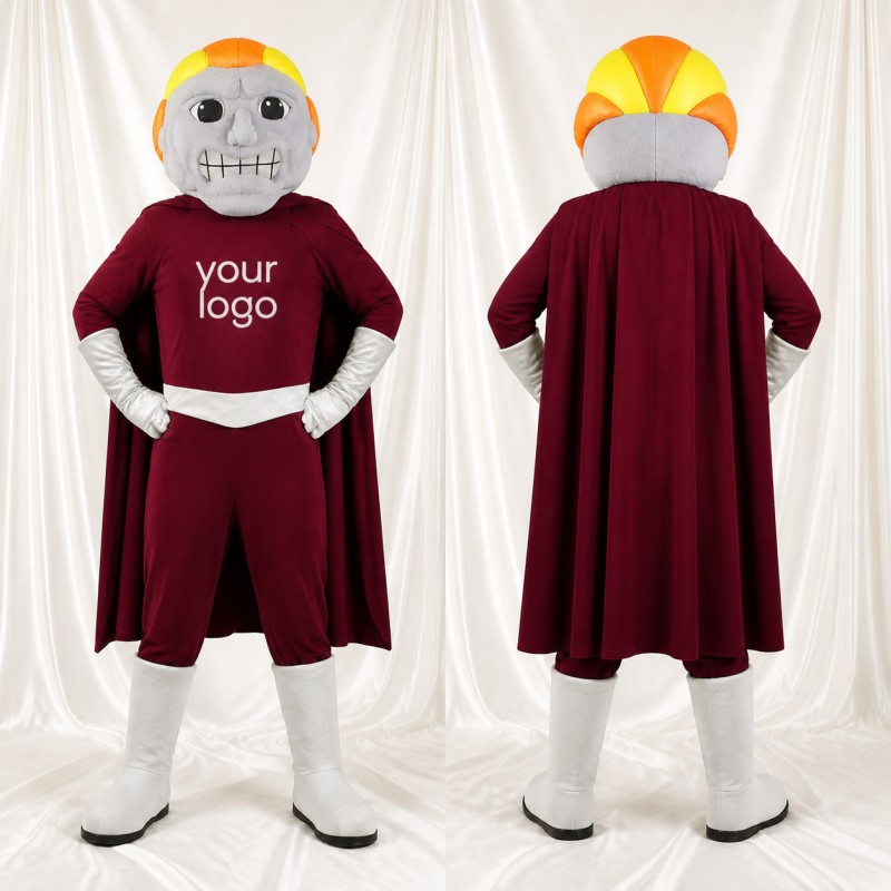 Superhero Character Mascot Costume Full Body for Adults Charity Events