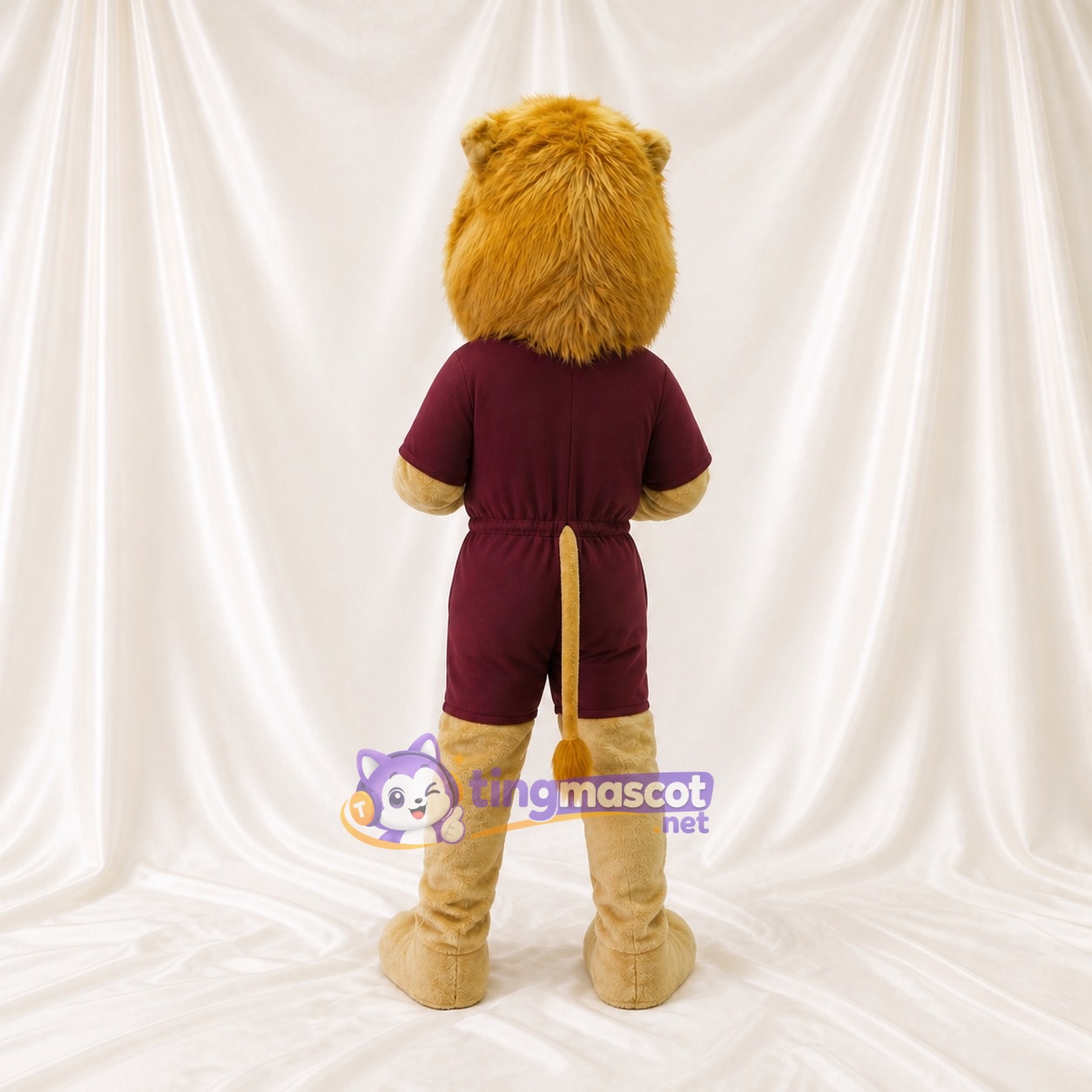 Lion Athlete Mascot Costume Full Body for Adults Sports Events Lion Athlete Mascot Costume Full Body for Adults Sports Events
