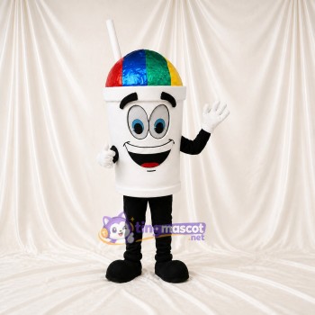 Rainbow Dome Drink Cup Mascot Costume Full Body for Adults Food Events