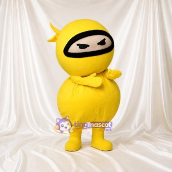 Ninja Costume de mascotte intégral pour adultes Arts Martiaux
