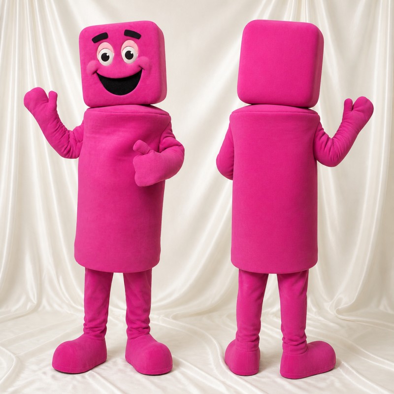 Hot Pink Bottle Character Mascot Costume Full Body for Adults Trade Shows