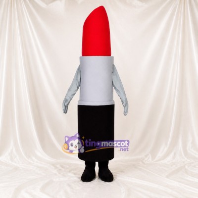 Bright Red Lipstick Mascot Costume Full Body for Adults Promotions