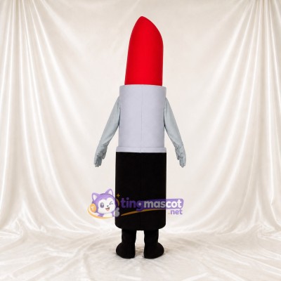 Bright Red Lipstick Mascot Costume Full Body for Adults Promotions