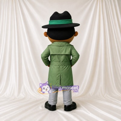 Detective Mascot Costume Full Body for Adults Stage Events