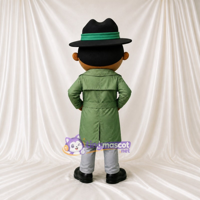 Detective Mascot Costume Full Body for Adults Stage Events