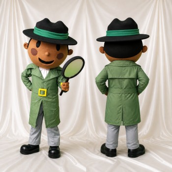 Détective Costume de mascotte intégral pour adultes Événements de scène