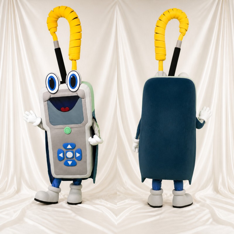Inspection Device Mascot Costume Full Body for Adults Trade Shows