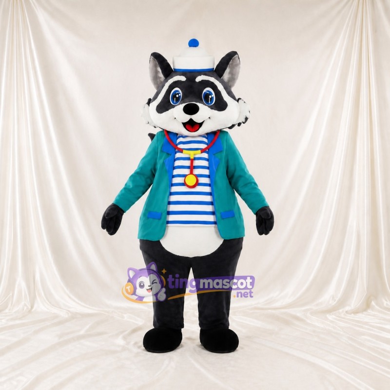 Raton laveur athlète Costume de mascotte intégral pour adultes Événements sportifs