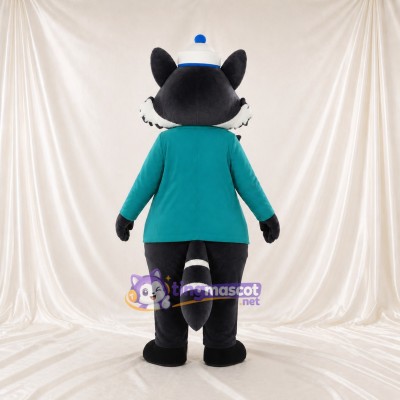 Raton laveur athlète Costume de mascotte intégral pour adultes Événements sportifs
