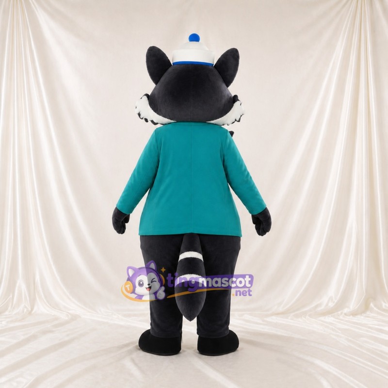 Raton laveur athlète Costume de mascotte intégral pour adultes Événements sportifs