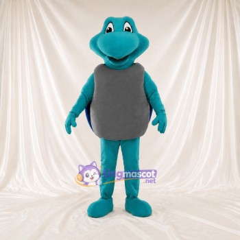 Teal Turtle Mascot Costume Full Body for Adults Aquariums
