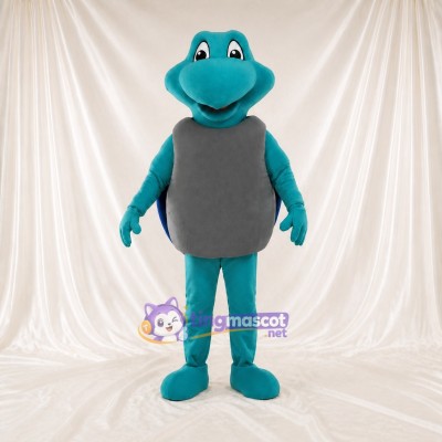 Teal Turtle Mascot Costume Full Body for Adults Aquariums
