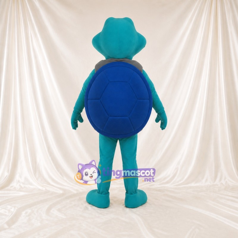 Teal Turtle Mascot Costume Full Body for Adults Aquariums