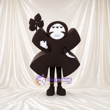 Abstract Floral Emblem Mascot Costume Full Body for Adults Stage Events