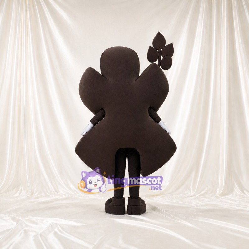 Abstract Floral Emblem Mascot Costume Full Body for Adults Stage Events