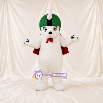 Dog Hero Mascot Costume Full Body for Adults School Events