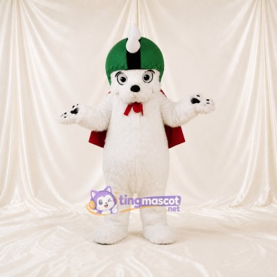 Dog Hero Mascot Costume Full Body for Adults School Events