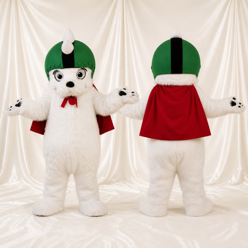 Dog Hero Mascot Costume Full Body for Adults School Events