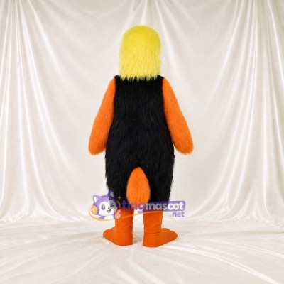 Black Toucan Mascot Costume Full Body for Adults Zoos