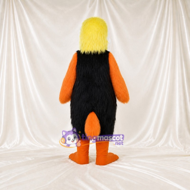 Black Toucan Mascot Costume Full Body for Adults Zoos