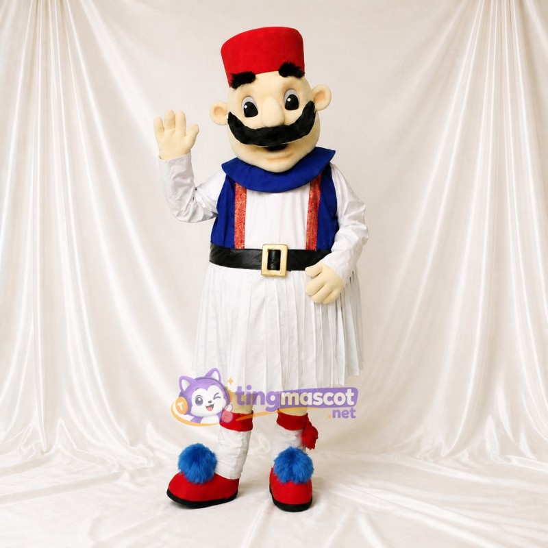 Restaurant Host Mascot Costume Full Body for Adults Stage Events