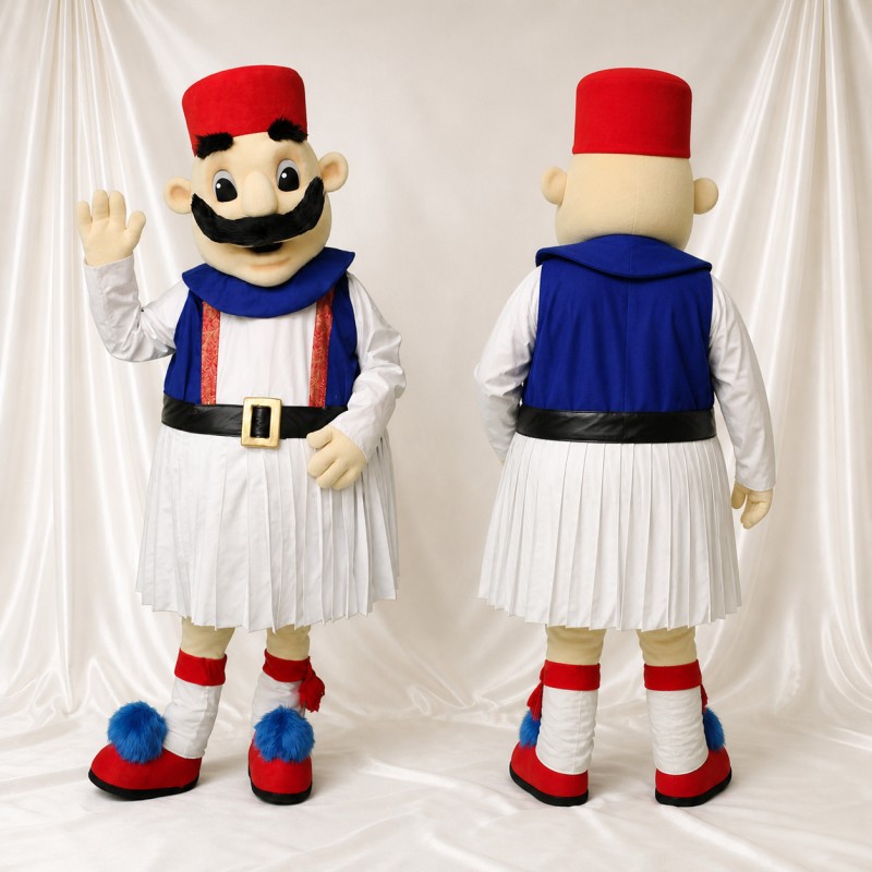Restaurant Host Mascot Costume Full Body for Adults Stage Events