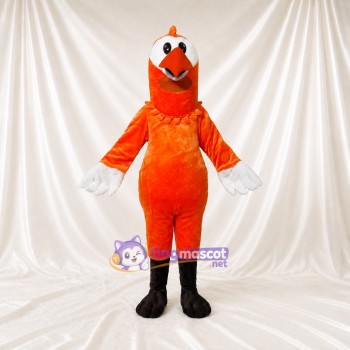 Orange Chicken Mascot Costume Full Body for Adults Food Events