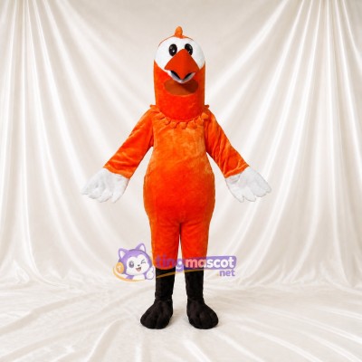 Orange Chicken Mascot Costume Full Body for Adults Food Events