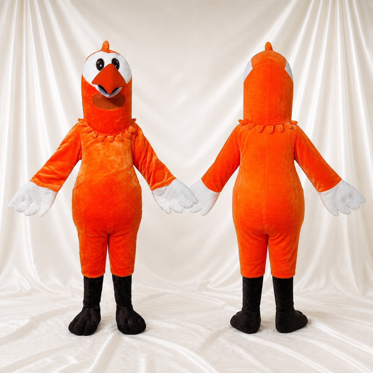 Orange Chicken Mascot Costume Full Body for Adults Food Events Orange Chicken Mascot Costume Full Body for Adults Food Events