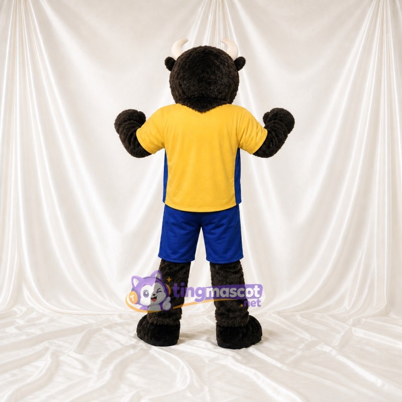 Bison Athlete Mascot Costume Full Body for Adults Sports Events